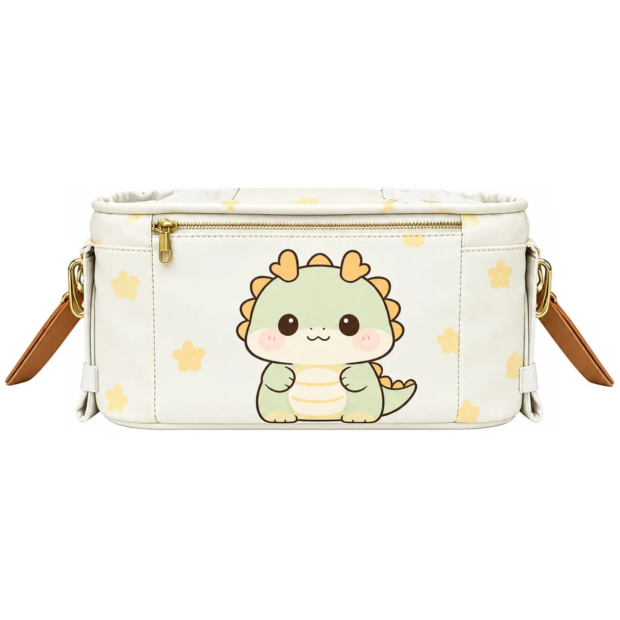 Custom Printed Baby Stroller Organizer Diaper Caddy Bag with Multiple Pockets for Daily Use