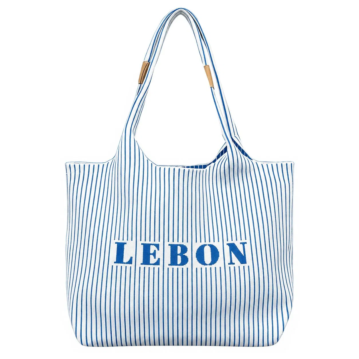 Custom Logo Women Knitted Tote Bag with Dual Handles for Casual Daily Use Shopping and Travel