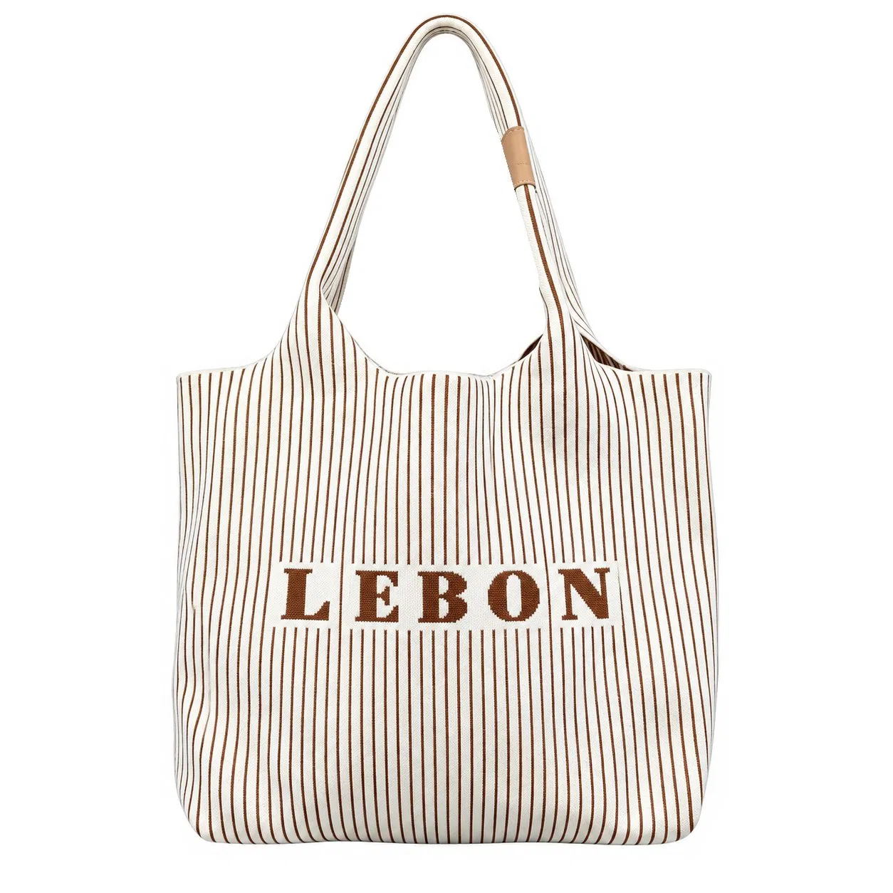 Custom Logo Women Knitted Tote Bag with Dual Handles for Casual Daily Use Shopping and Travel