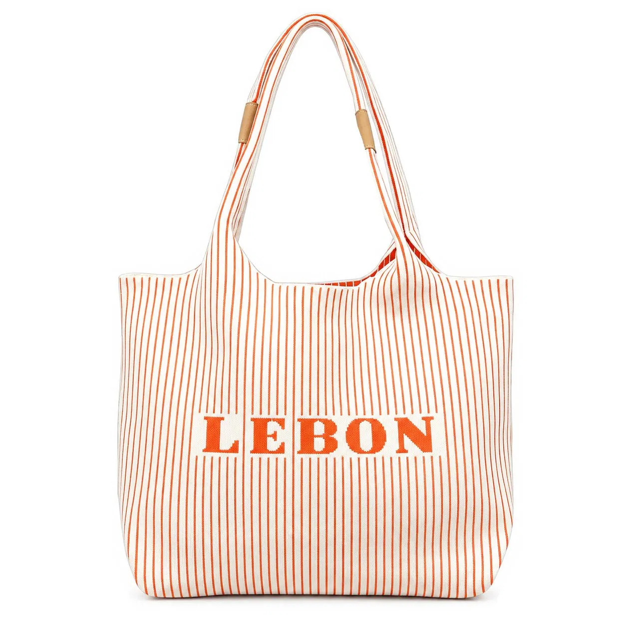 Custom Logo Women Knitted Tote Bag with Dual Handles for Casual Daily Use Shopping and Travel