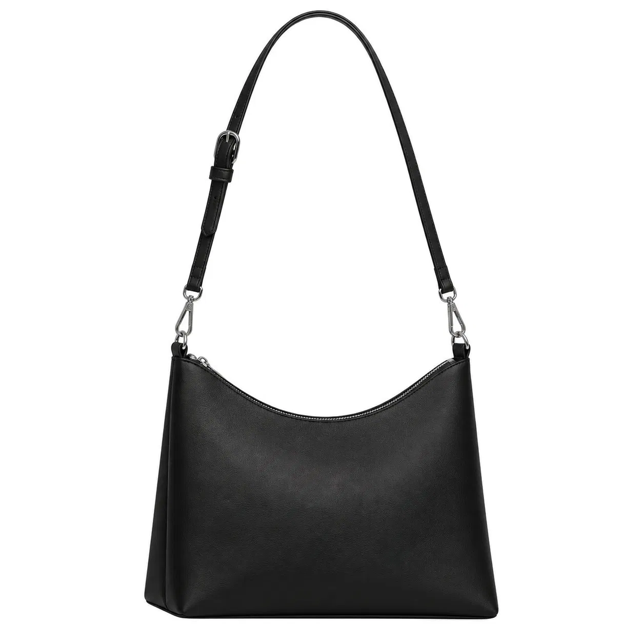 Custom Women's Nylon Crossbody Tote Shoulder Bag with Zipper and Two Straps