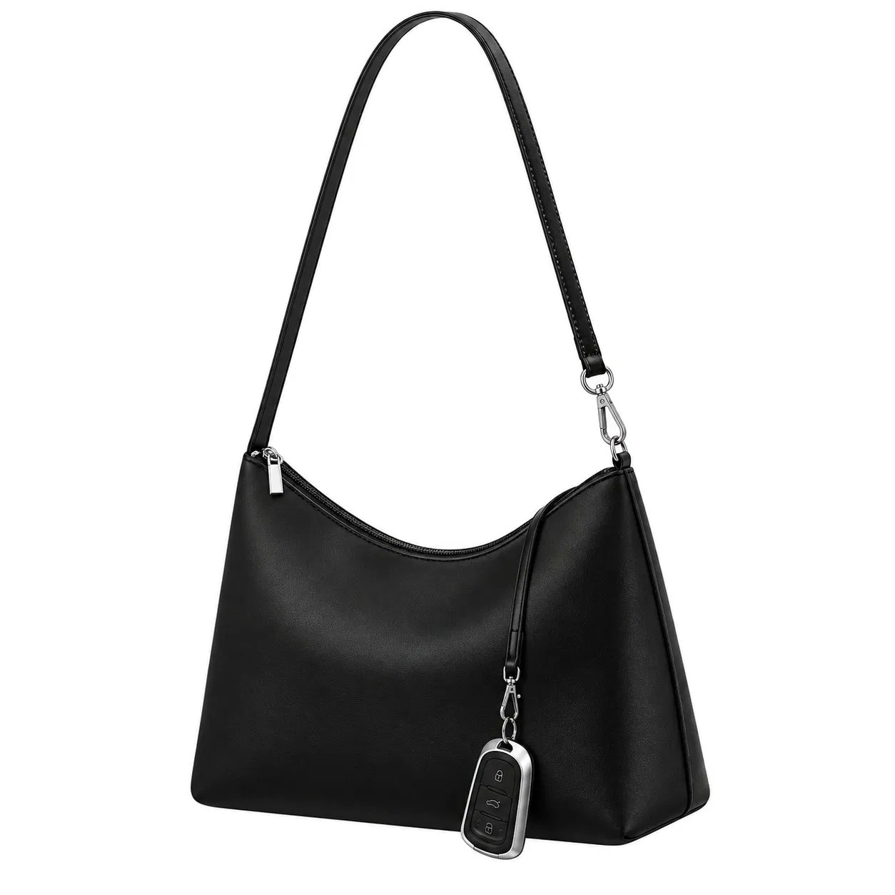 Custom Women's Nylon Crossbody Tote Shoulder Bag with Zipper and Two Straps