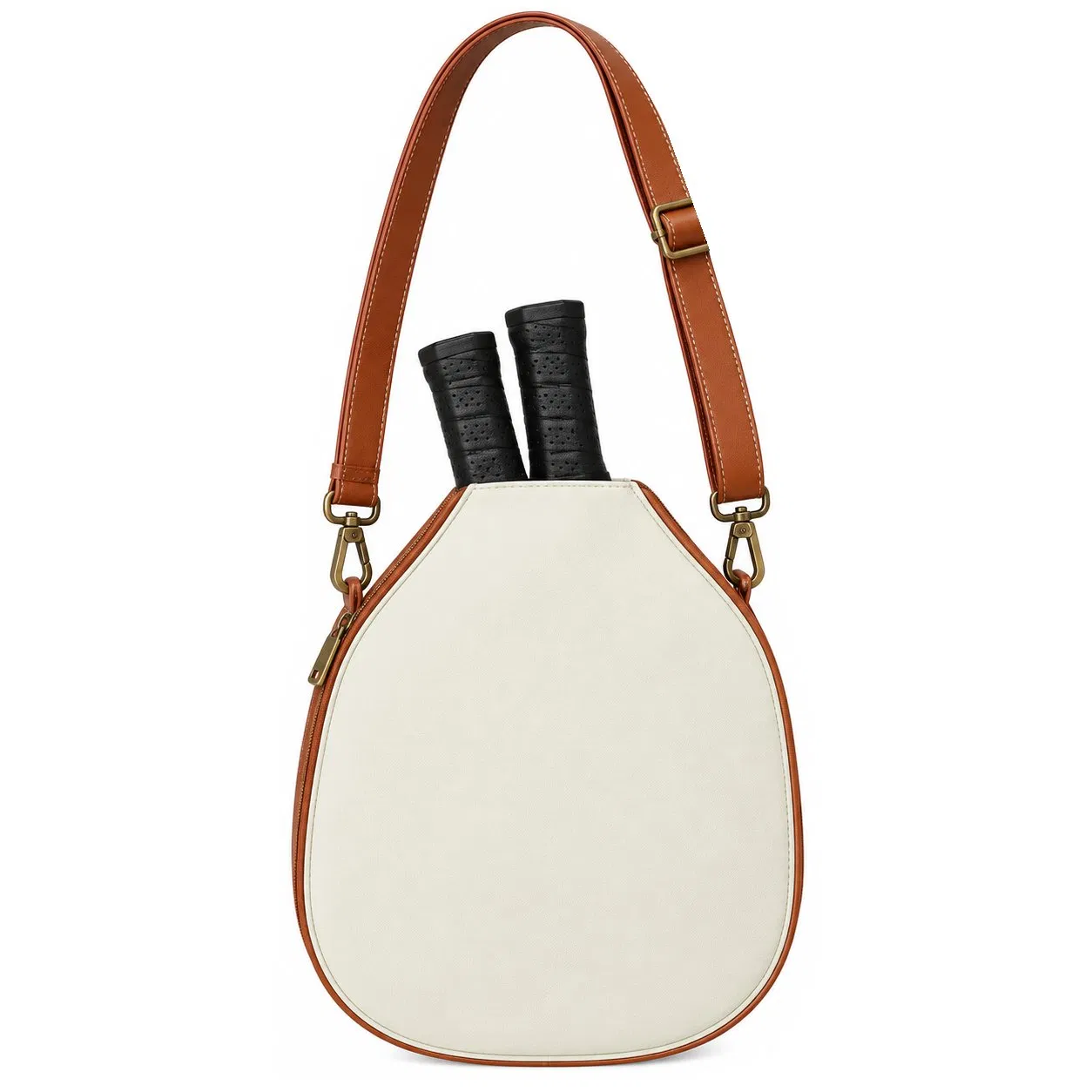 Custom Logo Canvas Pickleball Racket Bag with Durable Zipper for Sports Storage