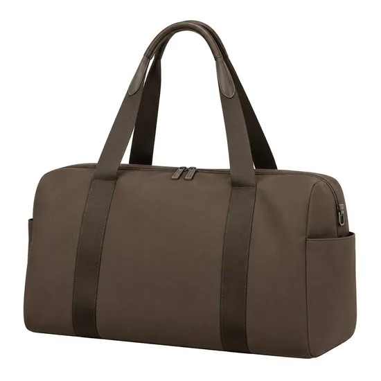 Custom Nylon Weekend Travel Duffel Bag with Zipper and Personalized Logo