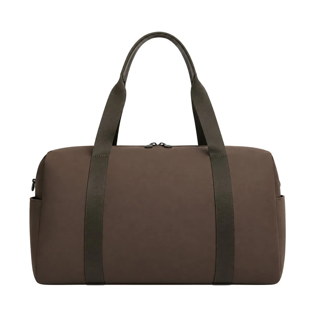Custom Nylon Weekend Travel Duffel Bag with Zipper and Personalized Logo
