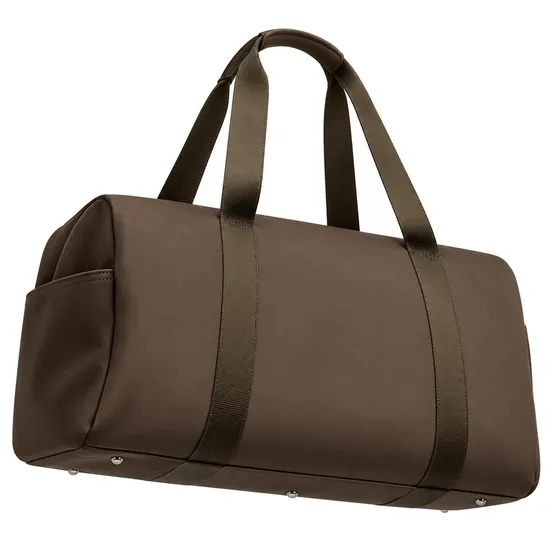 Custom Nylon Weekend Travel Duffel Bag with Zipper and Personalized Logo
