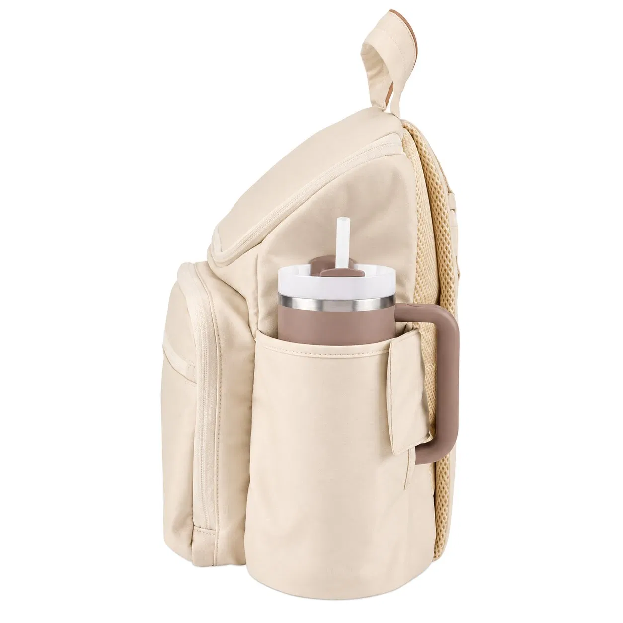 Custom Lightweight Nylon Diaper Backpack with Insulated Pockets