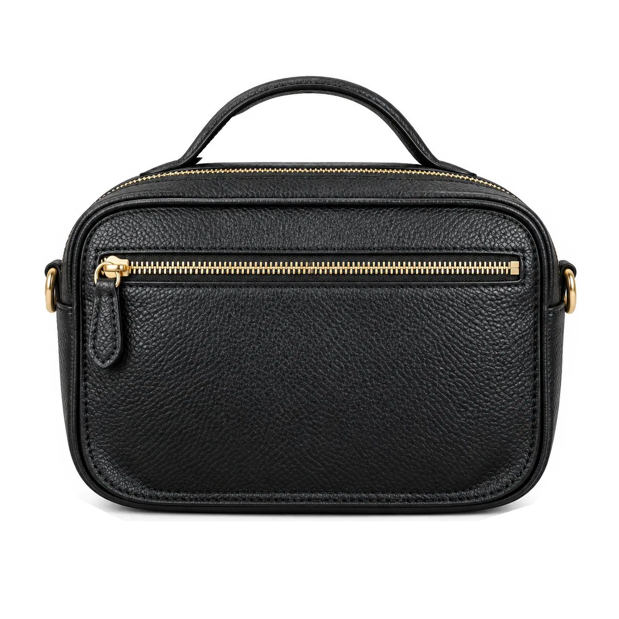 Custom Logo PU Leather Diaper Shoulder Bag with Waterproof Baby Changing Mat