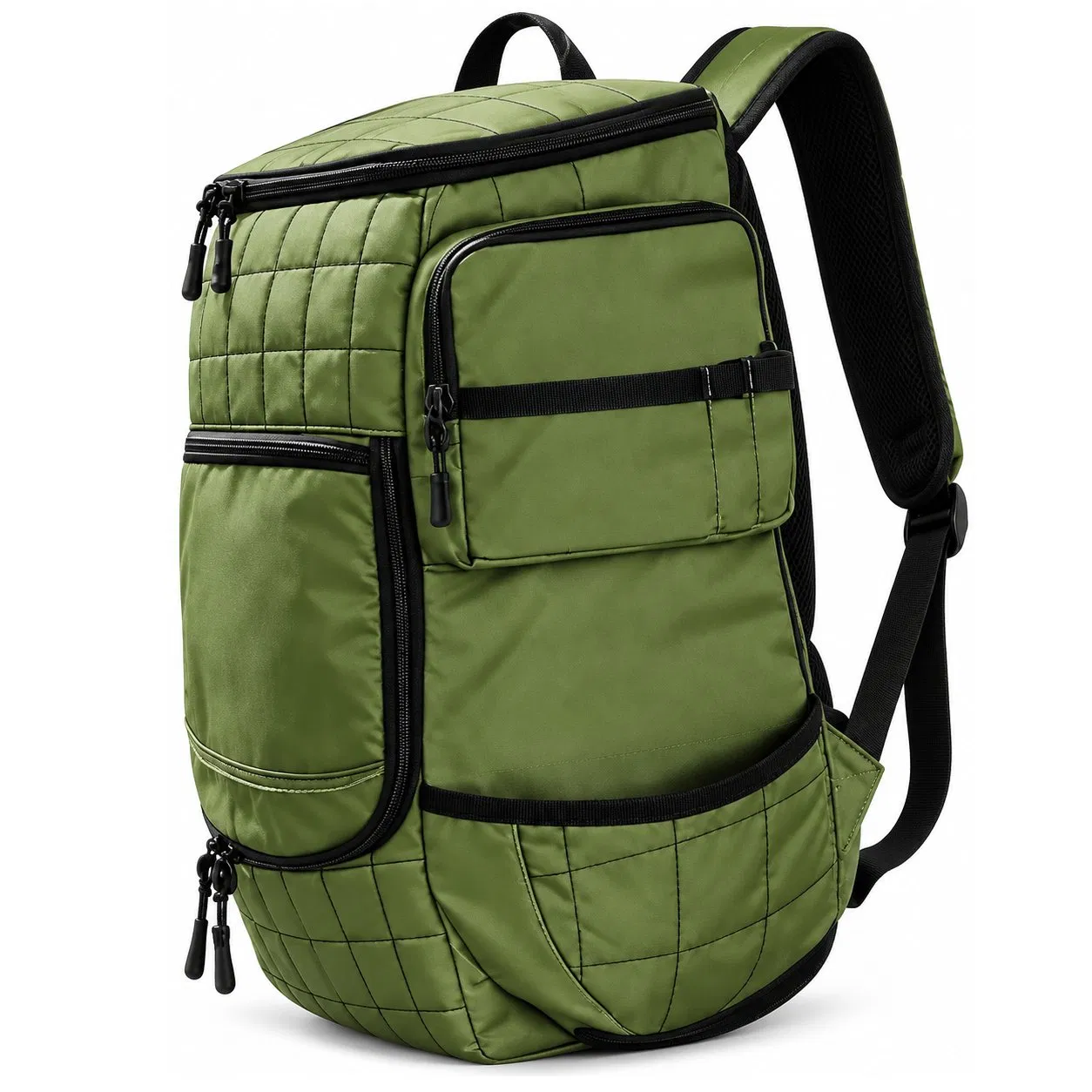 Custom Logo Lightweight Polyester Disc Golf Backpack with Cup Holder