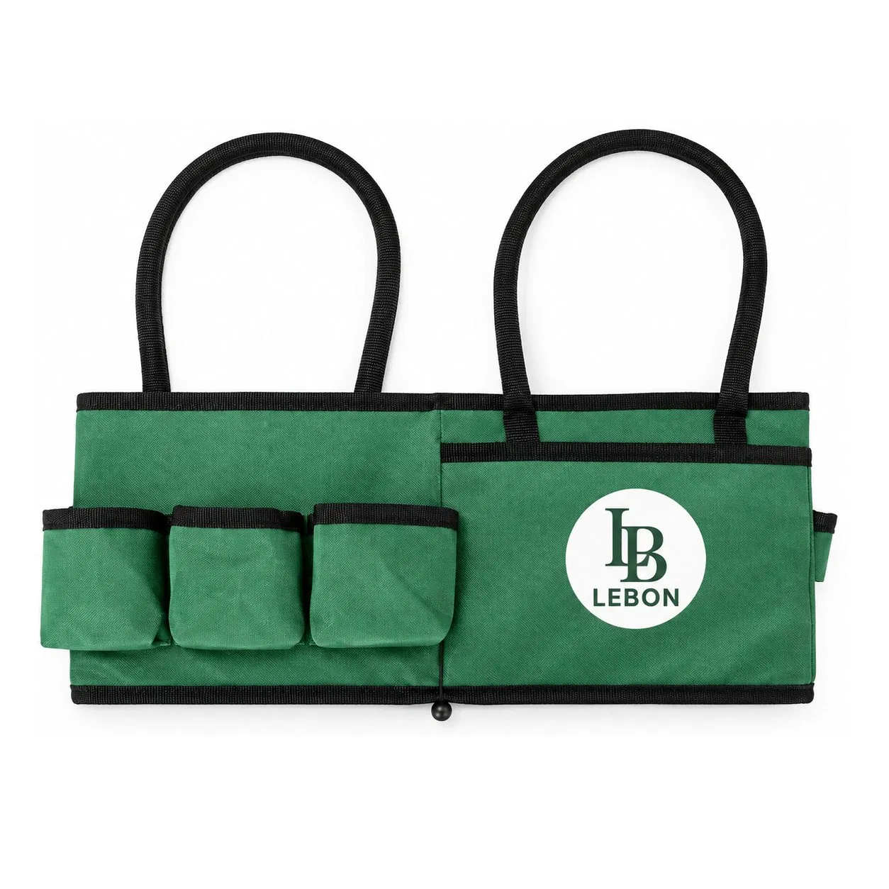 Housekeepers Cleaning Tool Organizer Tote Bag with Multiple Pockets and Portable Polyester Design