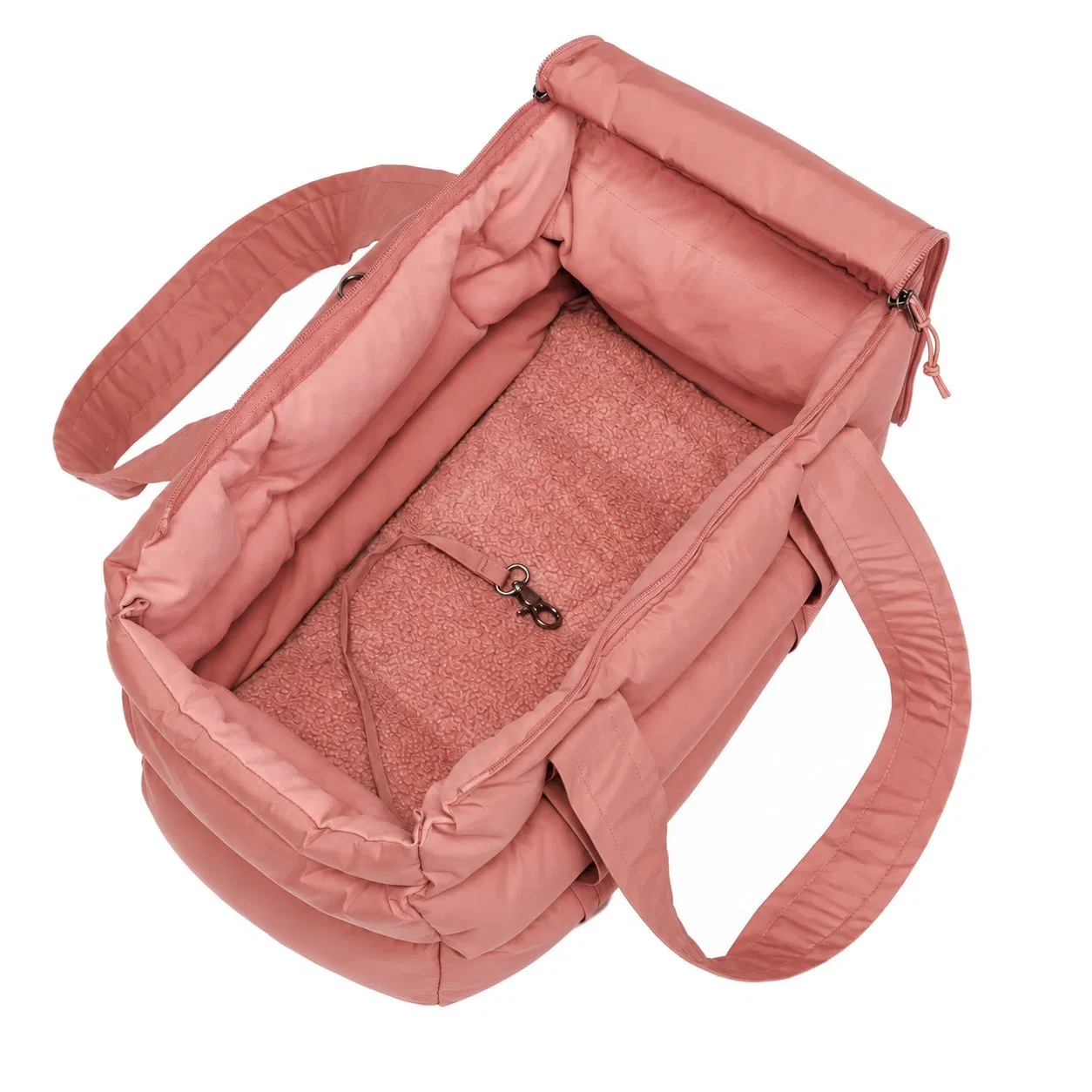 Lightweight Quilted Soft Sided Pet Carrier Tote Bag for Small Dogs and Travel