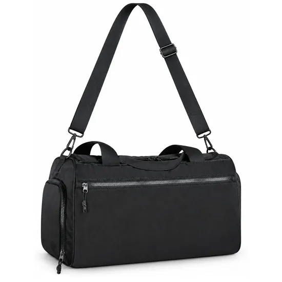 Large Capacity Travel Gym Duffle Tote Bag with Shoe Compartment and Adjustable Straps