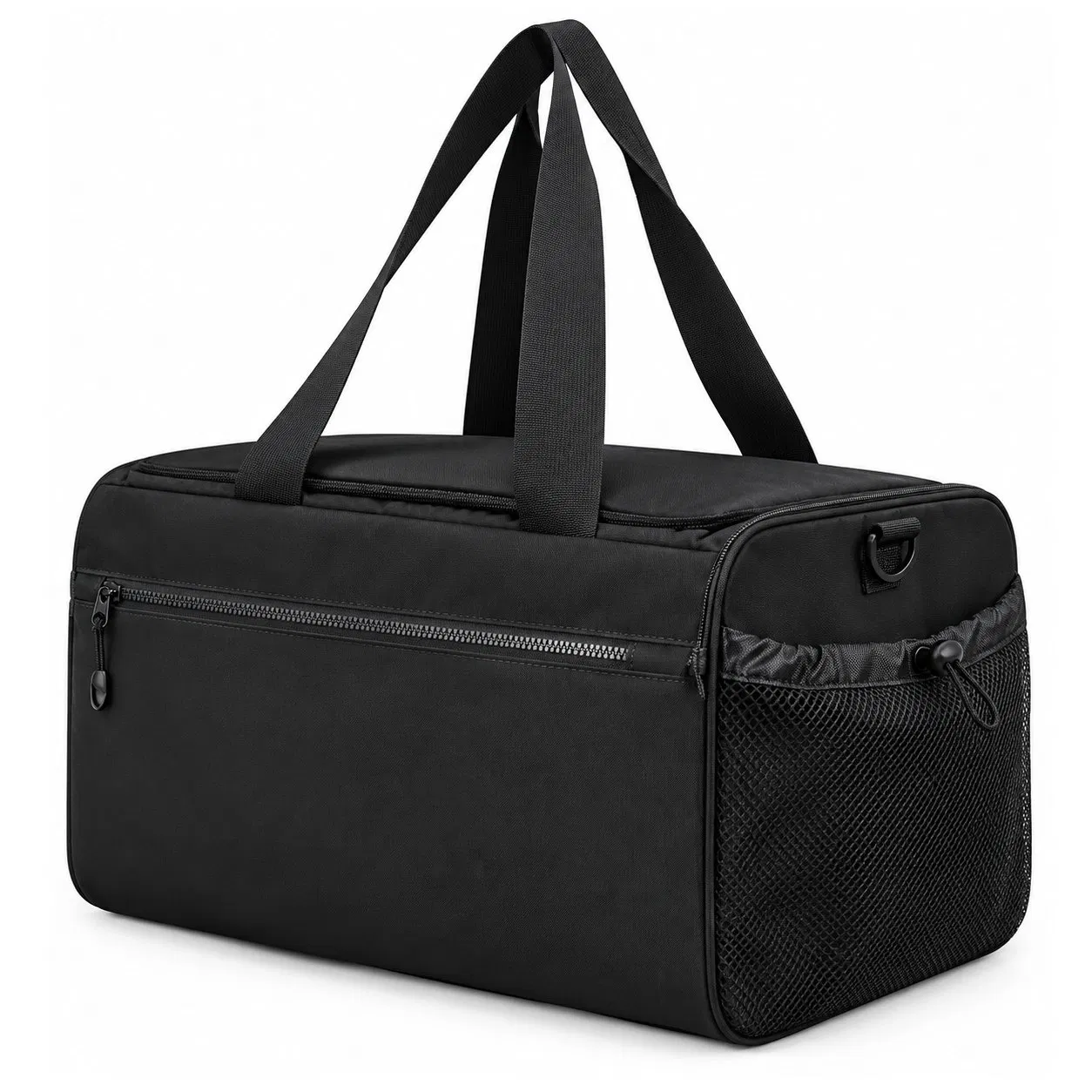 Large Capacity Travel Gym Duffle Tote Bag with Shoe Compartment and Adjustable Straps