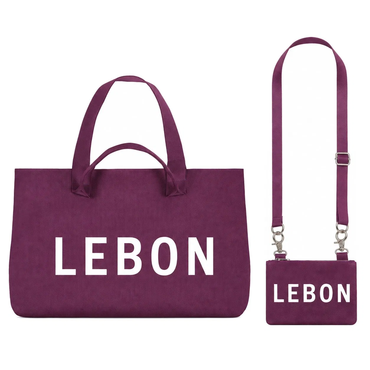 Custom Logo Knitted Jacquard Tote Bag with Zipper and Polyester Lining