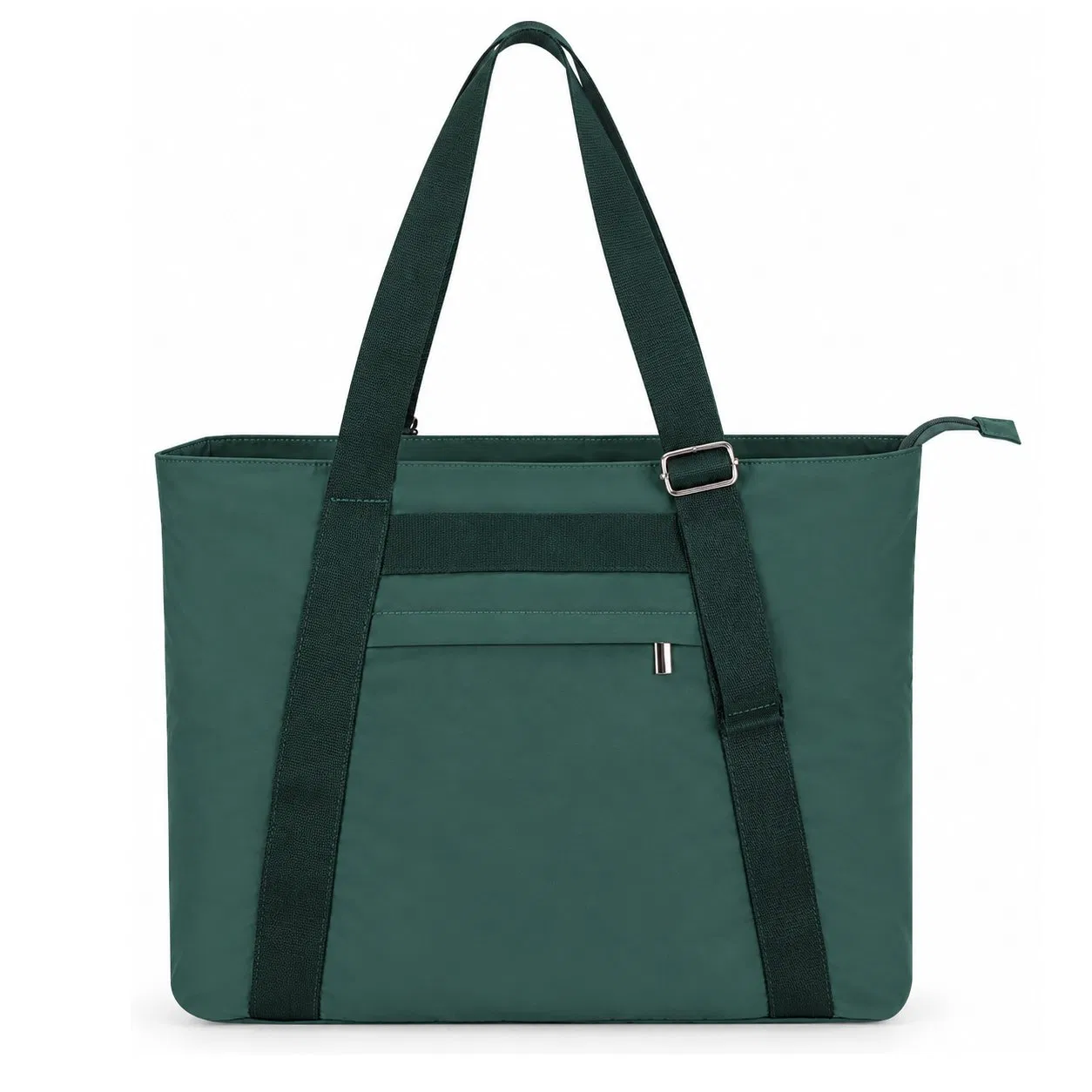 Large Capacity Womens Tote Bag with Zipper Closure and Adjustable Straps
