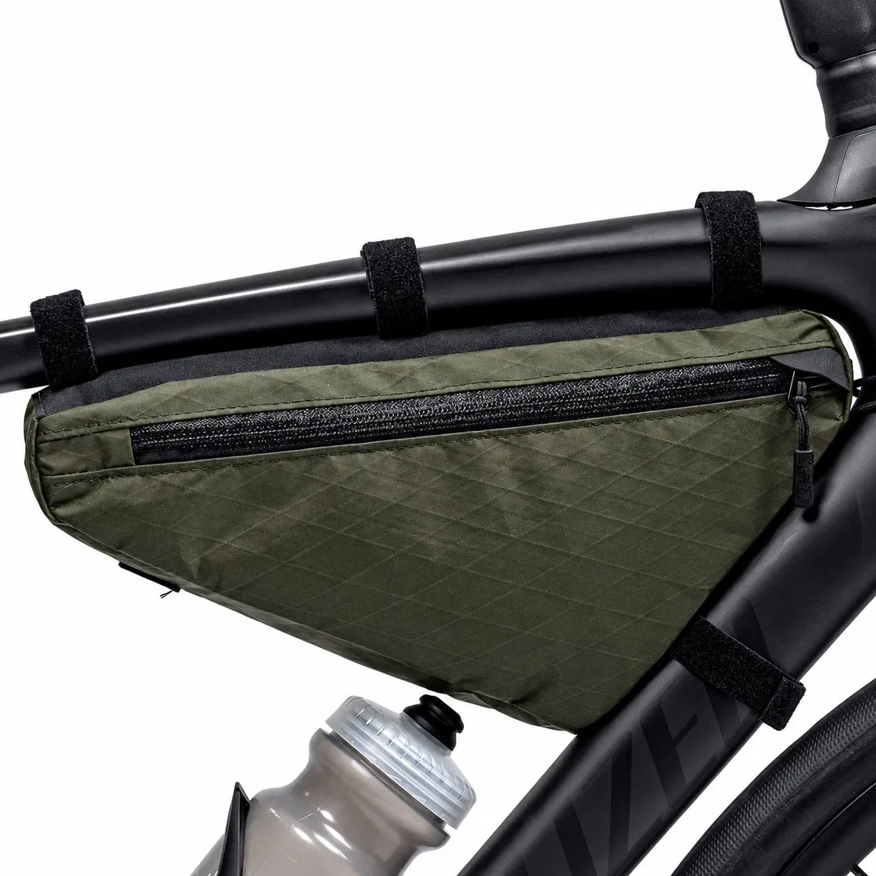 Custom Lightweight Triangle Bicycle Frame Bag Wear Resistant Waterproof Cycling Tool Pouch