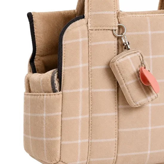 Portable Breathable Polyester Pet Travel Carrier Handbag with Custom Logo