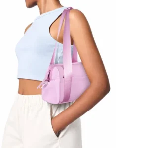 Lightweight Women Gym Tote Duffle Bag with Wet Compartment and Adjustable Strap