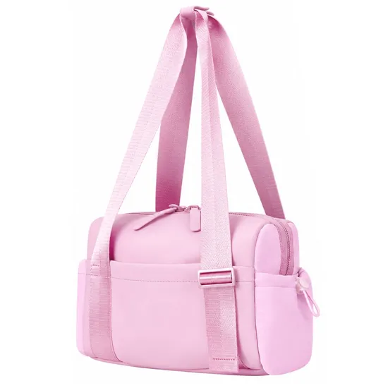 Lightweight Women Gym Tote Duffle Bag with Wet Compartment and Adjustable Strap