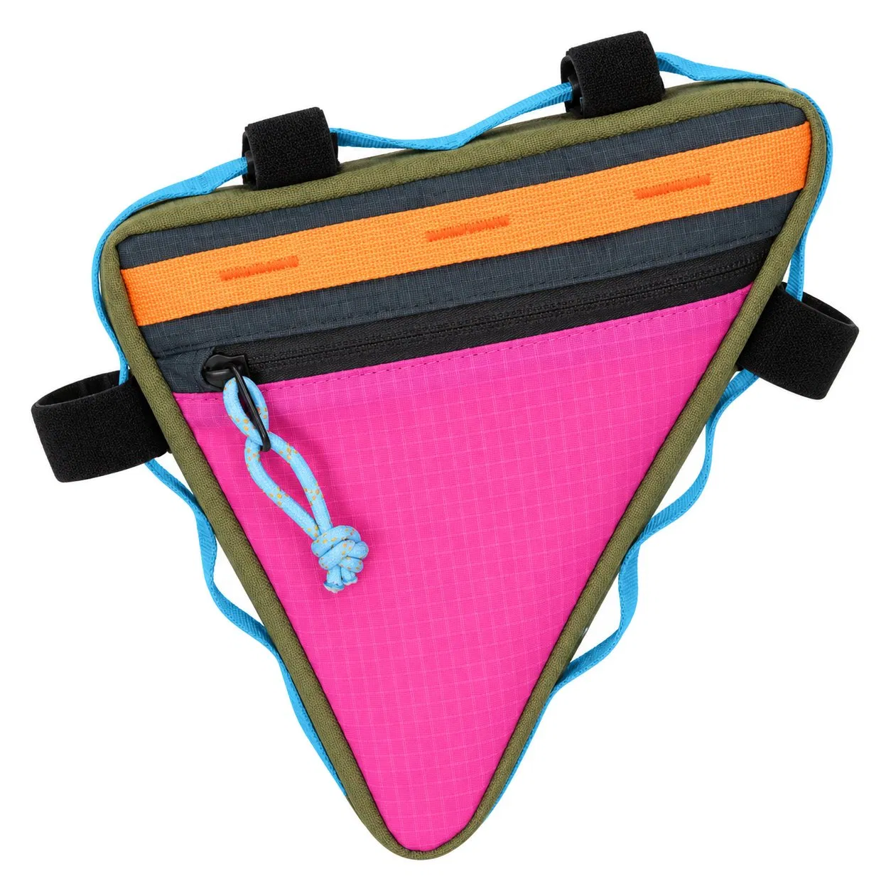Waterproof Triangle Bicycle Frame Bag with Zipper and 2L Storage