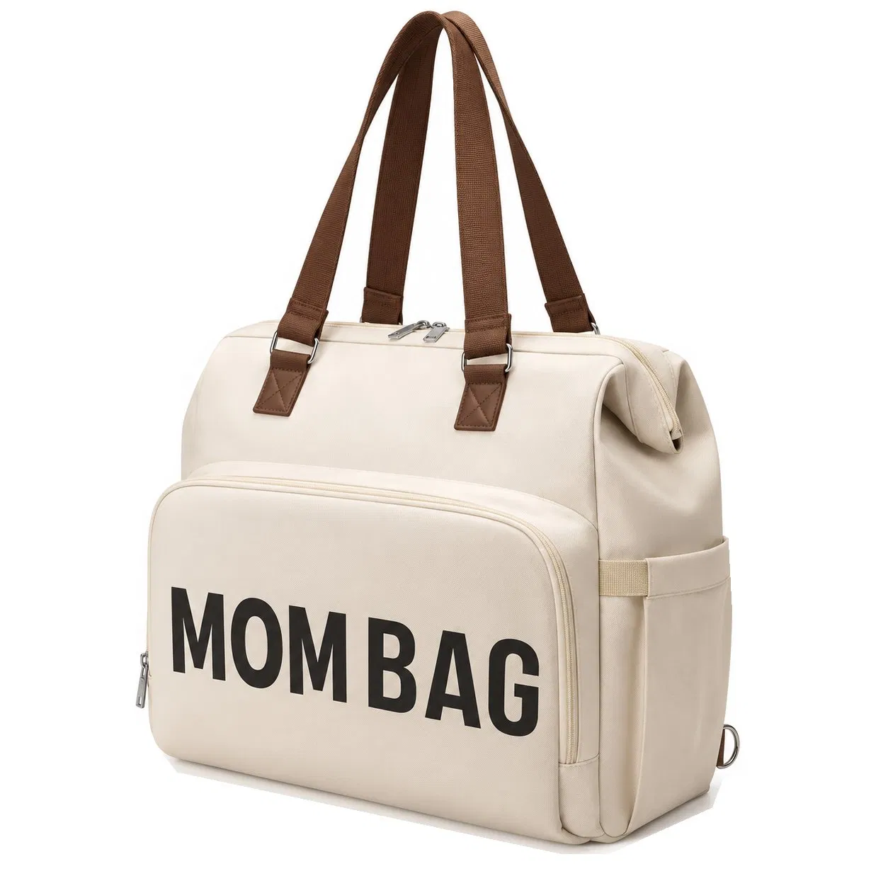 Custom Nylon Convertible Diaper Backpack with Organizer Pouches