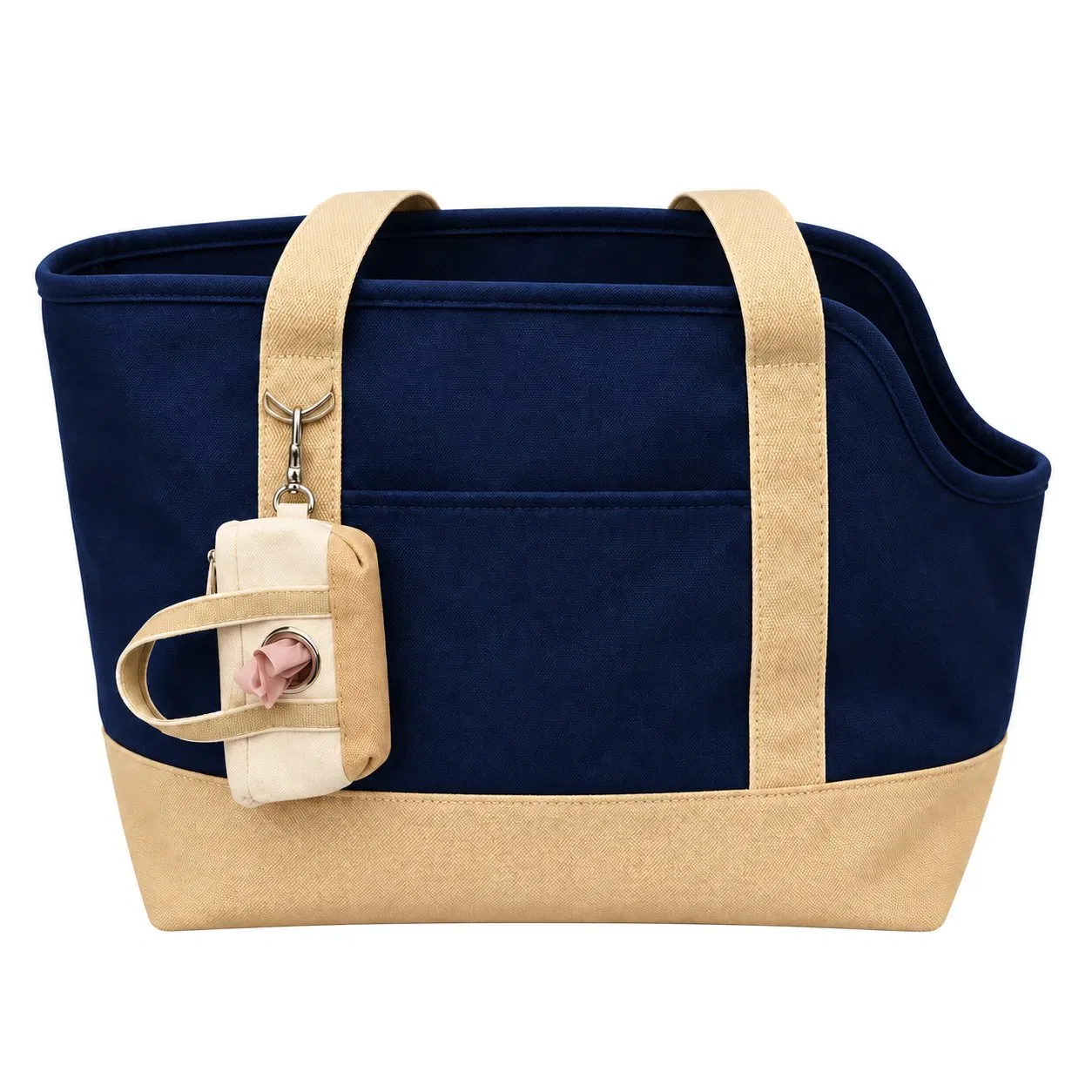 Custom Canvas Foldable Pet Travel Shoulder Carrier Bag