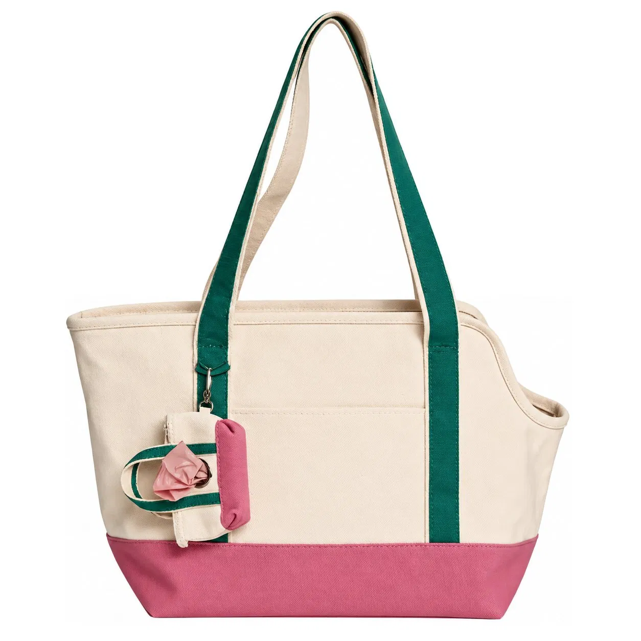 Custom Canvas Foldable Pet Travel Shoulder Carrier Bag
