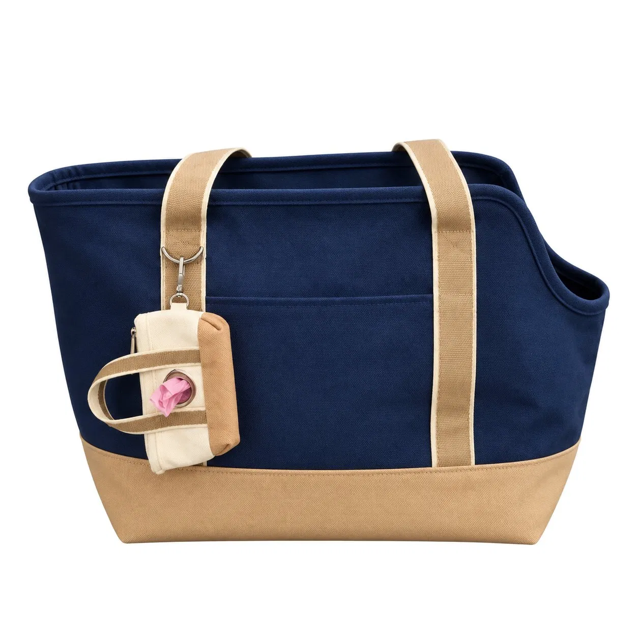 Custom Canvas Foldable Pet Travel Shoulder Carrier Bag