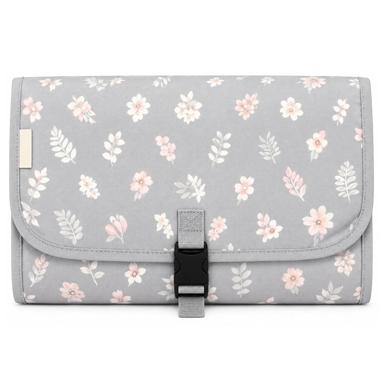 Custom Portable Waterproof Baby Changing Pad with Handle and Organizer Pockets