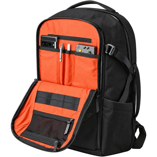 Custom Nylon Laptop Duffel Backpack with USB Port and RFID Protection for Travel