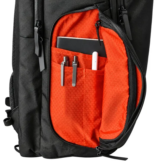Custom Nylon Laptop Duffel Backpack with USB Port and RFID Protection for Travel