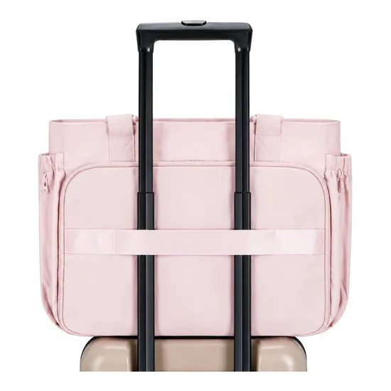 Custom Lightweight Puffy Nylon Tote Bag with Zipper Closure for Women