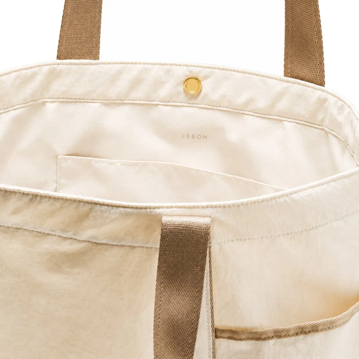 Custom Lightweight Nylon Daily Tote Bag with Pockets for Work and Travel