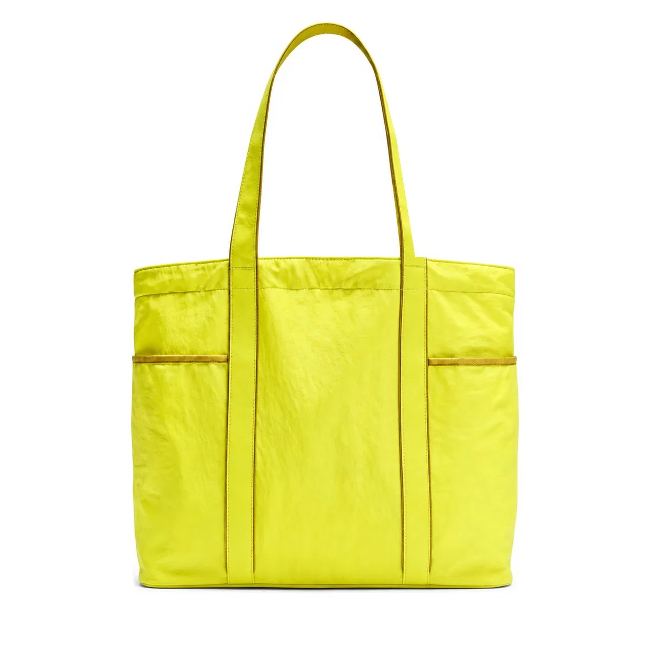 Custom Large Nylon Daily Tote Bag with Pockets for Work Travel and Shopping