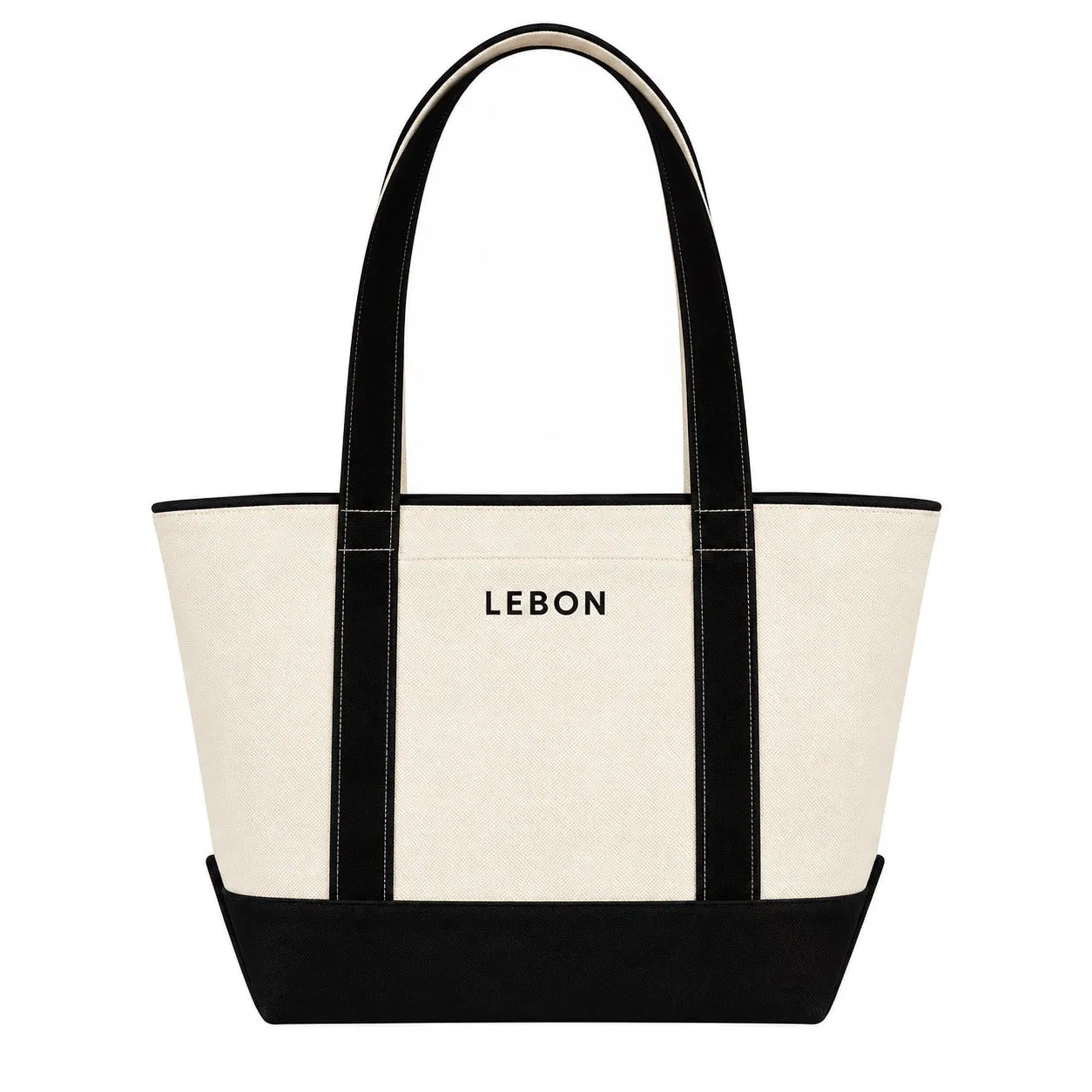 Custom Large Capacity Canvas Tote Bag for Office College Travel and Shopping