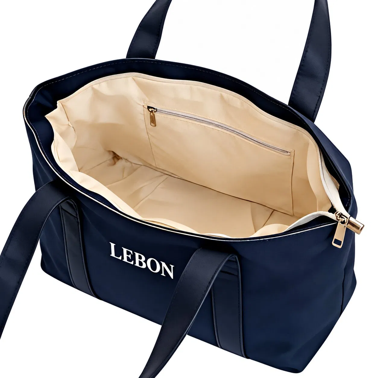Custom Large Capacity Canvas Tote Bag for Office College Travel and Shopping