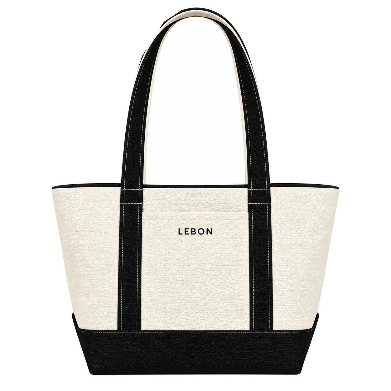 Custom Large Capacity Canvas Shoulder Tote Bag for Work Travel and Shopping