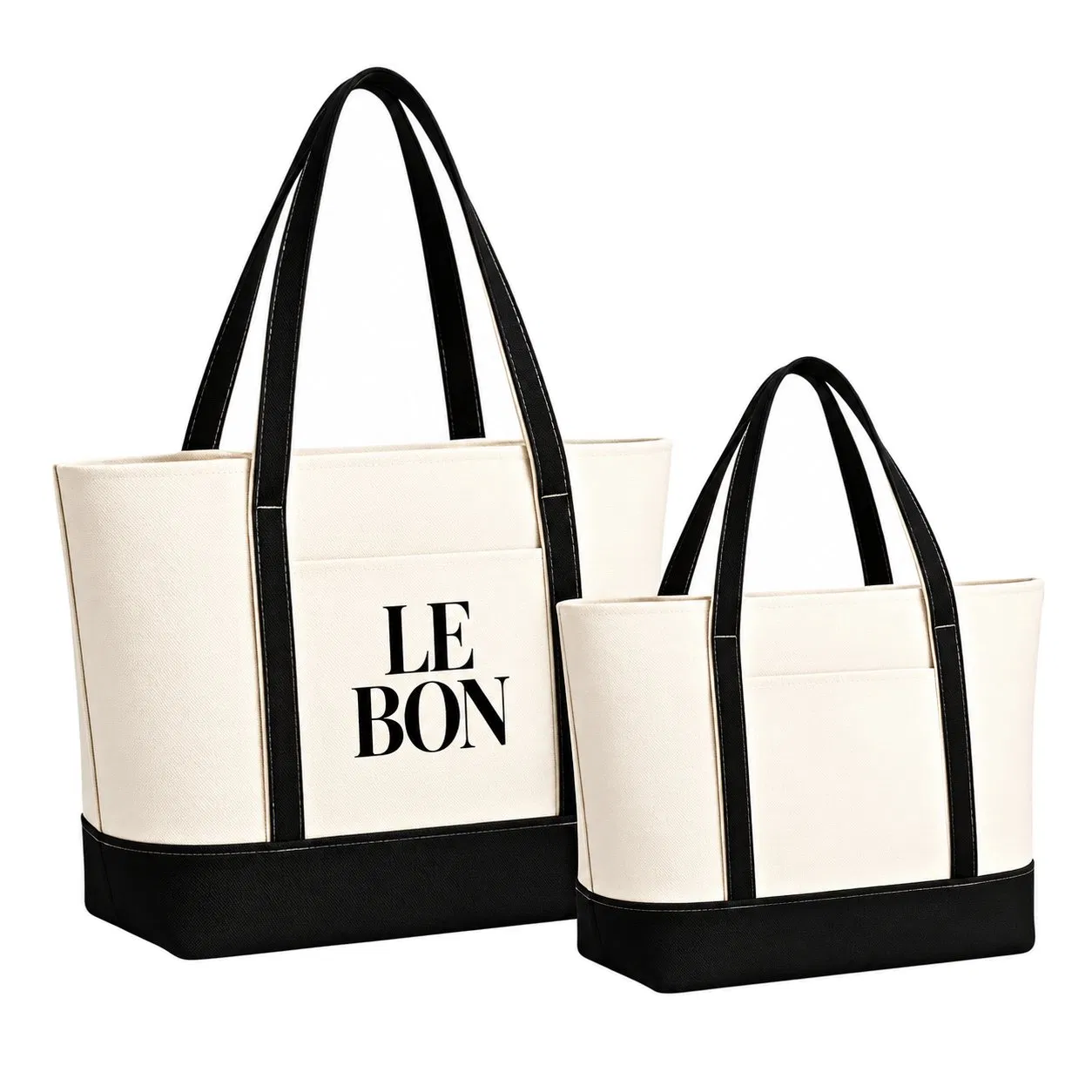 Custom Large Capacity Canvas Shoulder Tote Bag for Women Daily Travel and Work