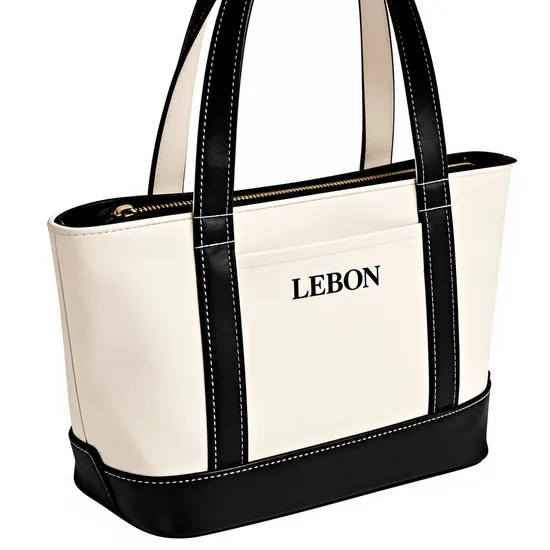 Custom Reusable Canvas Shoulder Tote Bag for Ladies Daily Shopping and Beach