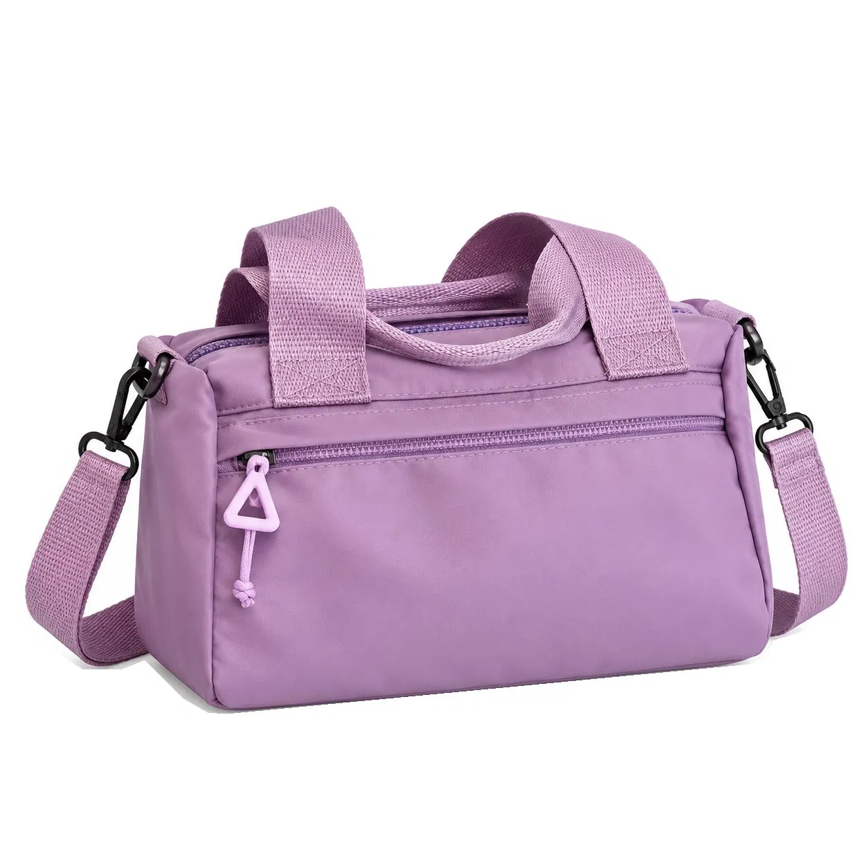 Custom Lightweight Polyester Mini Gym Duffle Bag with Adjustable Strap and Shoe Compartment