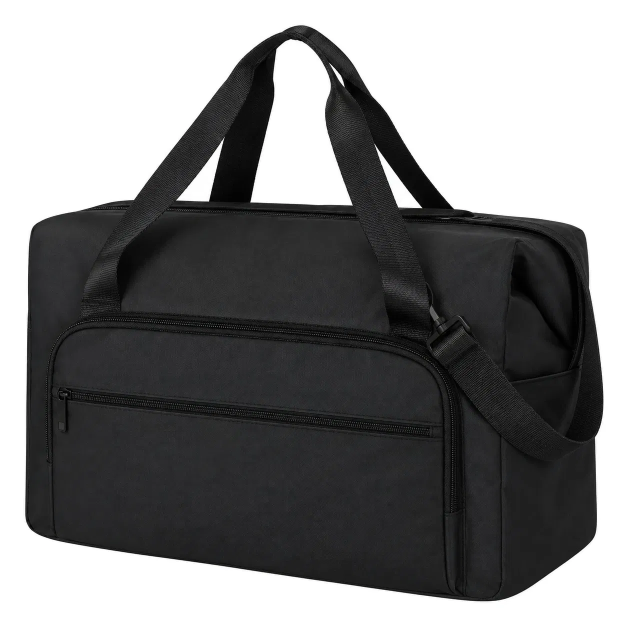 Large Capacity Foldable Oxford Travel Duffle Bag with Soft Handle and Adjustable Strap