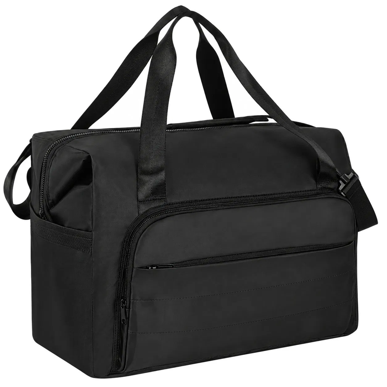 Large Capacity Foldable Oxford Travel Duffle Bag with Soft Handle and Adjustable Strap