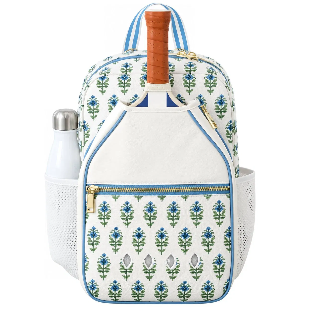 Custom Polyester Tennis Pickleball Racket Bag with Crossbody Strap