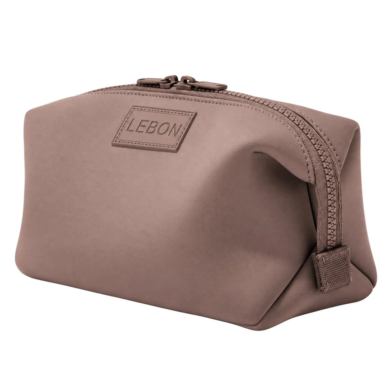 Custom Neoprene Double Zipper Makeup Toiletry Organizer Bag