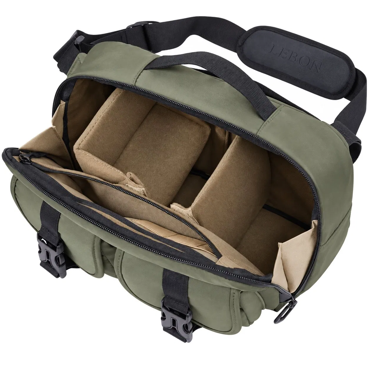 Custom Padded Crossbody DSLR Mirrorless Camera Shoulder Bag