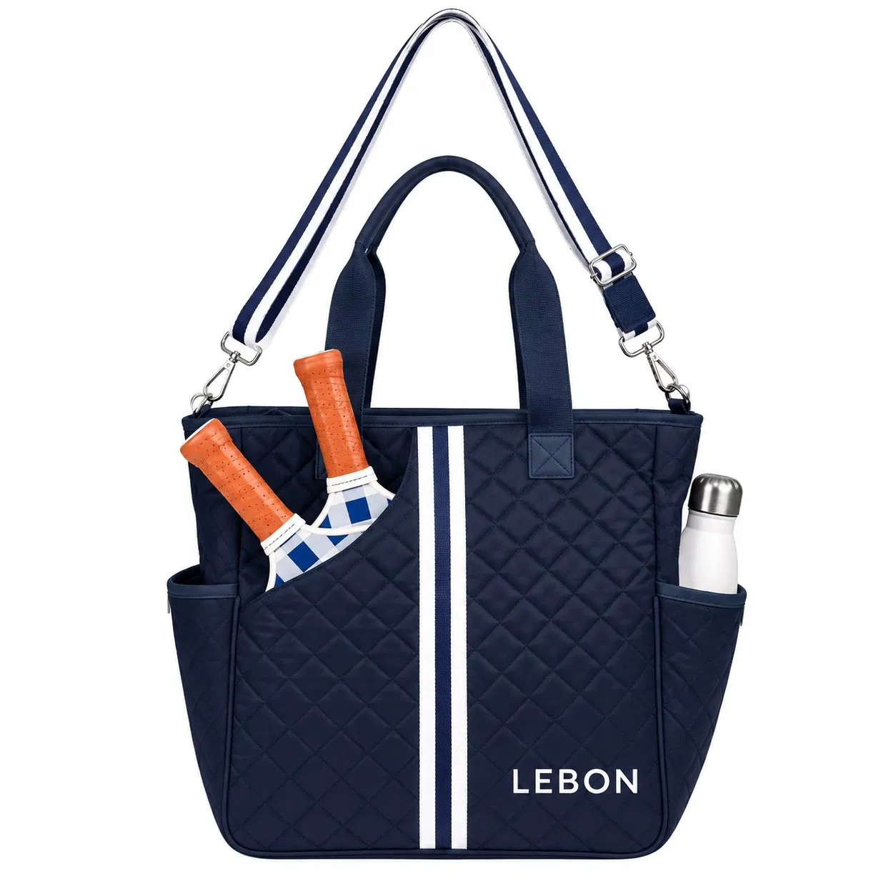 Custom Quilted Pickleball Racket Training Tote Bag for Women