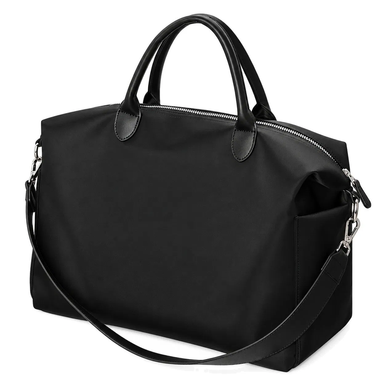 Custom Waterproof Nylon Tote Handbag with Zipper Closure for Women