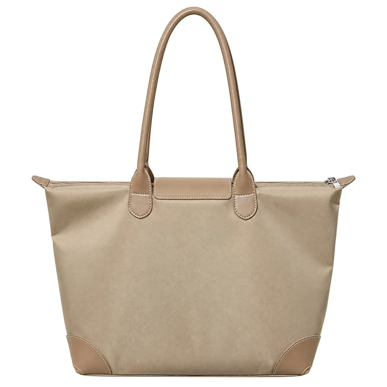 Custom Waterproof Nylon Tote Handbag with Zipper Closure for Women