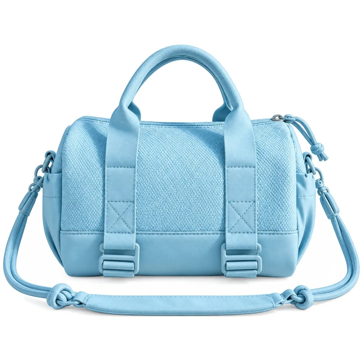 Unisex Lightweight Polyester Gym Duffle Bag with Adjustable Shoulder Strap and Zipper Closure