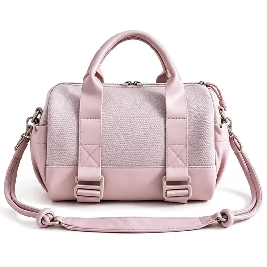Unisex Lightweight Polyester Gym Travel Bag with Adjustable Crossbody Strap and Zipper Closure
